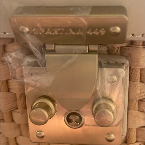 Spartina 449 Tan and Cream Woven Women's Bag - Picture 3 of 12